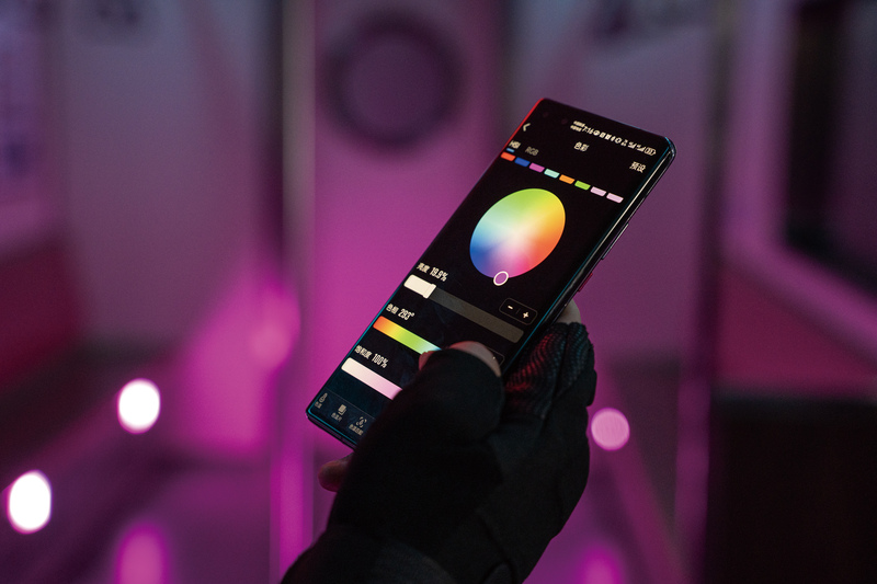 zhiyun fiveray m20c control bluetooth mesh si efecte creative rgb