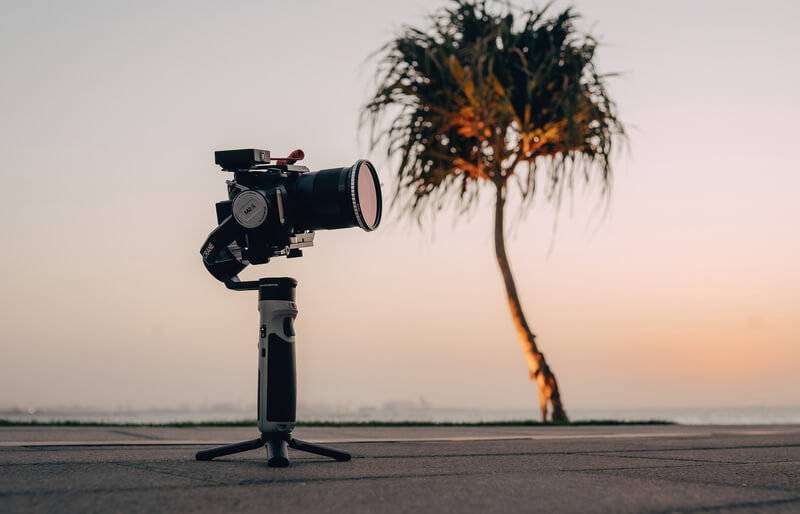gimbal stabilizator zhiyun crane m2s combo mirrorless smartphone vlogging profesional