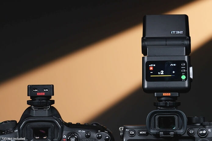 ecran tactil color panou control accesorii magnetice godox it32