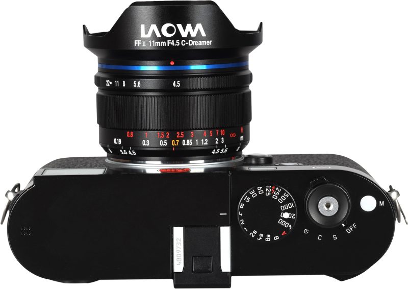 Laowa 11mm f/4.5 FF RL, Obiectiv Ultra-Wide Rectiliniu, Montura Leica M, Unghi 126 grade, Focalizare Manuala, Negru