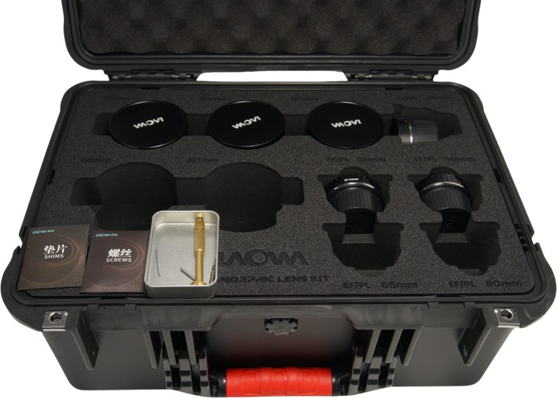 Laowa Nanomorph S35 Prime 3-Lens Bundle, 27mm, 35mm, 50mm, Amber, Montura Arri PL/Canon EF, Strangere Anamorfica 1.5x
