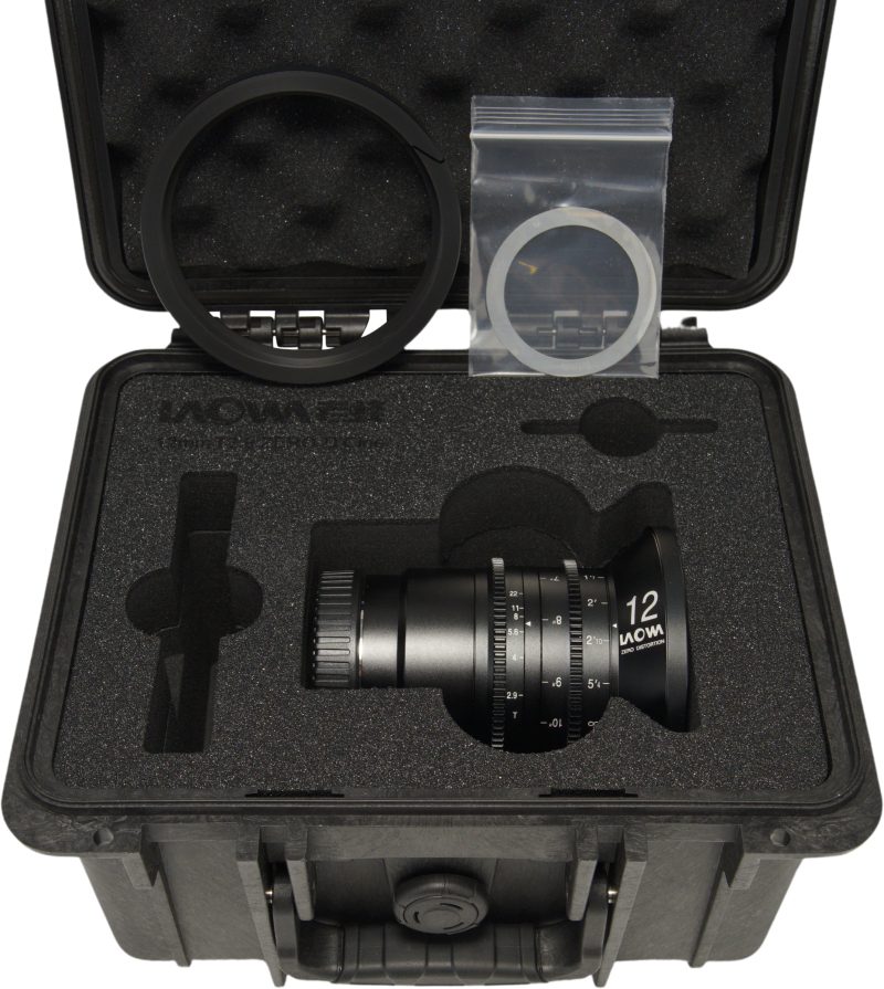 Laowa 12mm T2.9 Zero-D Cine, Obiectiv Cinema, Montura Canon RF, Marcaje in Feet