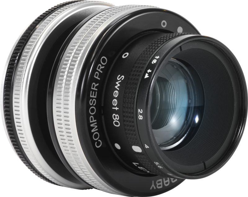 Lensbaby Composer Pro II cu Optica Sweet 80, Montura Fuji X, Distanta Focala 80mm, Sistem Optic Interschimbabil, Efect Tilt