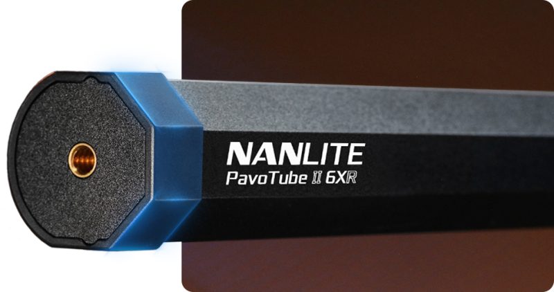 Nanlite PavoTube II 6XR, Tub LED RGBWW cu Pixeli, 25cm, CCT 2700K-12000K, CRI 96, Baterie Incorporata, CRMX