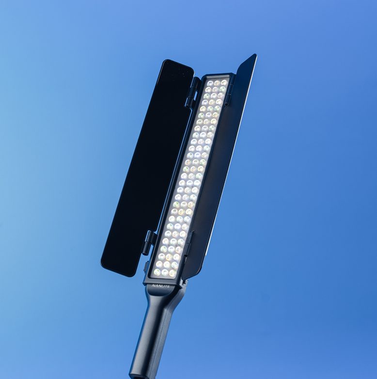 Nanlite Wand LED Full-color Mint Blue, Baston Luminos RGBW, CCT 2700-7500K, CRI 95, Alimentare NP-F si USB-C