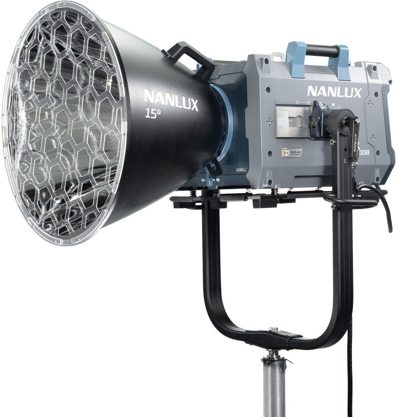Nanlux Reflector 15°, Pentru Evoke 2400B/5000B, Montura NL, Contacte Electronice, Interior Argintiu