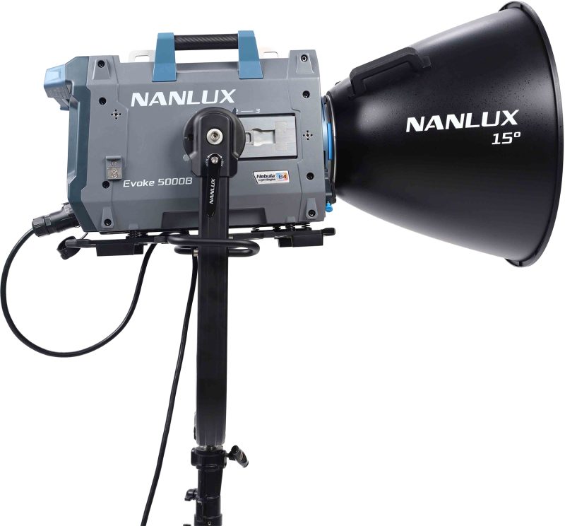 Nanlux Reflector 15°, Pentru Evoke 2400B/5000B, Montura NL, Contacte Electronice, Interior Argintiu