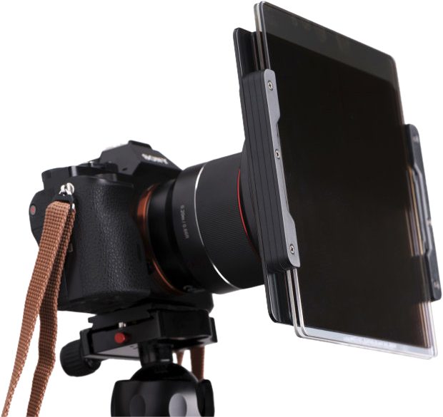 NiSi Filter Holder 150 pentru Samyang AF 14mm F2.8 FE Sony, Aluminiu Aviatie, Rotire 360 Grade, Compatibil 3 Filtre 150mm