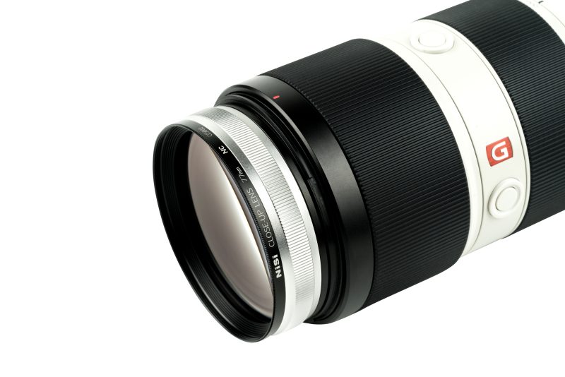 NiSi Close Up Lens Kit II 77mm, Obiectiv Prim-plan, Adaptoare 67mm si 72mm, Compatibil 70-300mm, Corectie Apocromatica