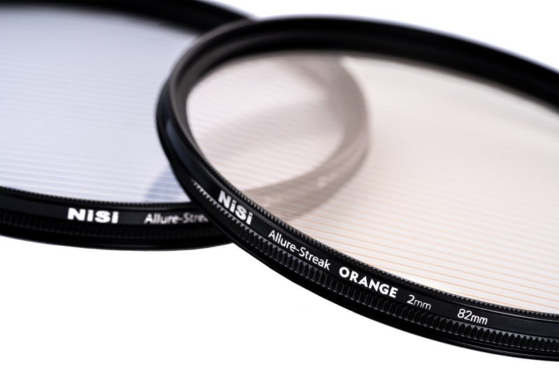 NiSi Allure Streak Blue 2mm Filtru, Diametru 82mm, Efect Anamorfic, Dungi Albastre
