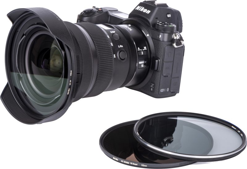 NiSi ND1000 Filtru Circular 112mm, 10 Stop, Pentru Nikon Z 14-24mm f/2.8S, Sticla Optica H-K9L, Rama din Alama