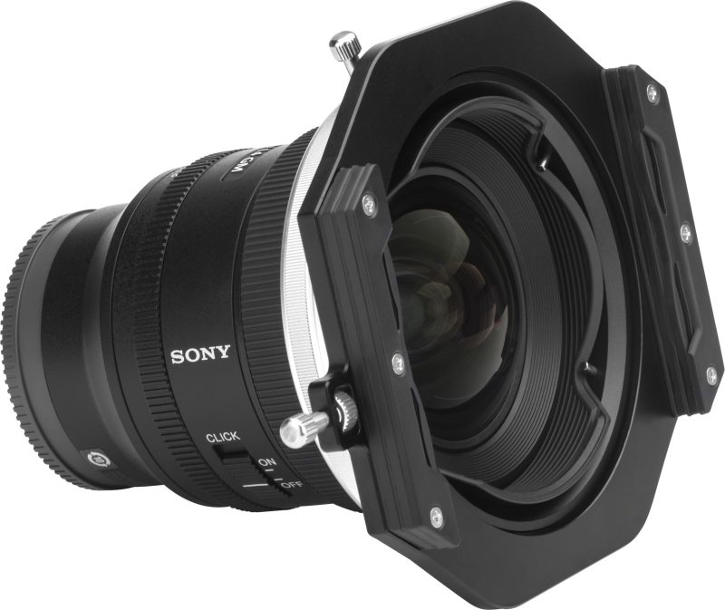 NiSi Filter Holder 100mm, Pentru Sony 14mm F1.8, Filtre Patrate 100mm, Rotatie 360 Grade, Aliaj Aluminiu