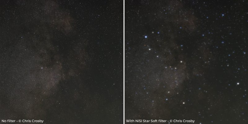 NiSi Square Filter Star Soft 150x170mm, Filtru Patrat, Astrofotografie, Efect Stele Marite