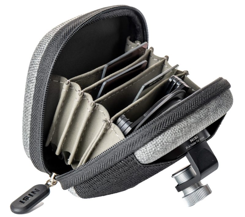 NiSi IP-A Landscape Kit pentru iPhone, Suport Filtre, Polarizator HD, Filtru GND8 3 Stop, Filtru ND64 6 Stop