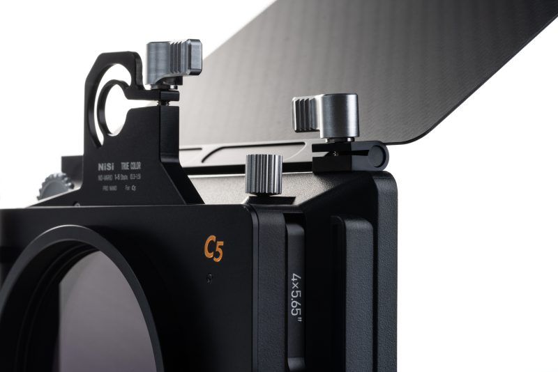 NiSi Matte Box C5 Cinema Kit, Pentru Obiective 95mm, Rame Filtru 4x5.65 si 100x100mm, Filtre ND, PL si Black Mist, Husa Inclusa