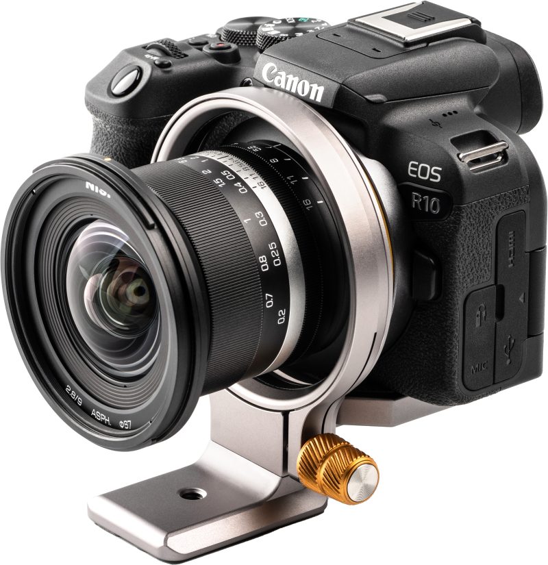 NiSi Wizard W-72 Suport Pozitionare Camera, Placa Arca Swiss, Rotire 180 Grade, Compatibil Fujifilm X-Series