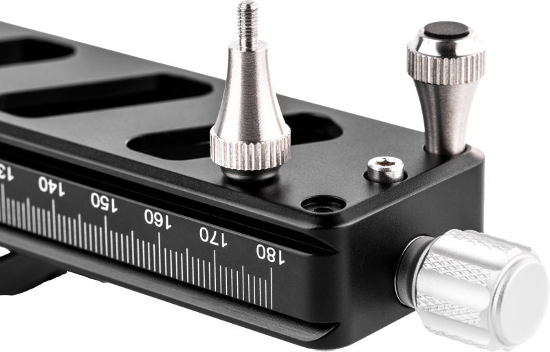 NiSi NM-200S Macro Focusing Rail, Ajustare Rapida, Clema Rotativa 360 Grade, Sarcina Maxima 5kg, Aluminiu CNC
