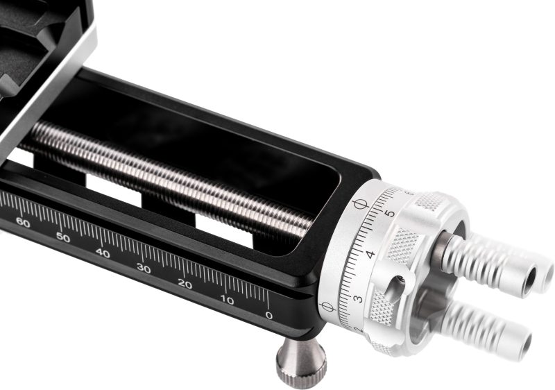 NiSi NM-200S Macro Focusing Rail, Ajustare Rapida, Clema Rotativa 360 Grade, Sarcina Maxima 5kg, Aluminiu CNC