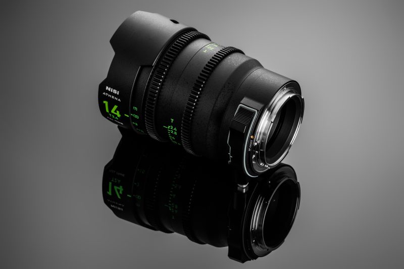 NiSi Athena Prime 25mm T1.9 RF-Mount, Obiectiv Cine Fix, Diafragma T1.9, Cerc Imagine 46mm, Filet Filtru 77mm