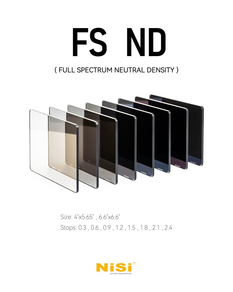 NiSi Cine Filter Nano FS ND 4x5.65, Densitate 0.9 (3 Stop-uri), Sticla Optica, Acoperire Titan, Acoperire Antireflex