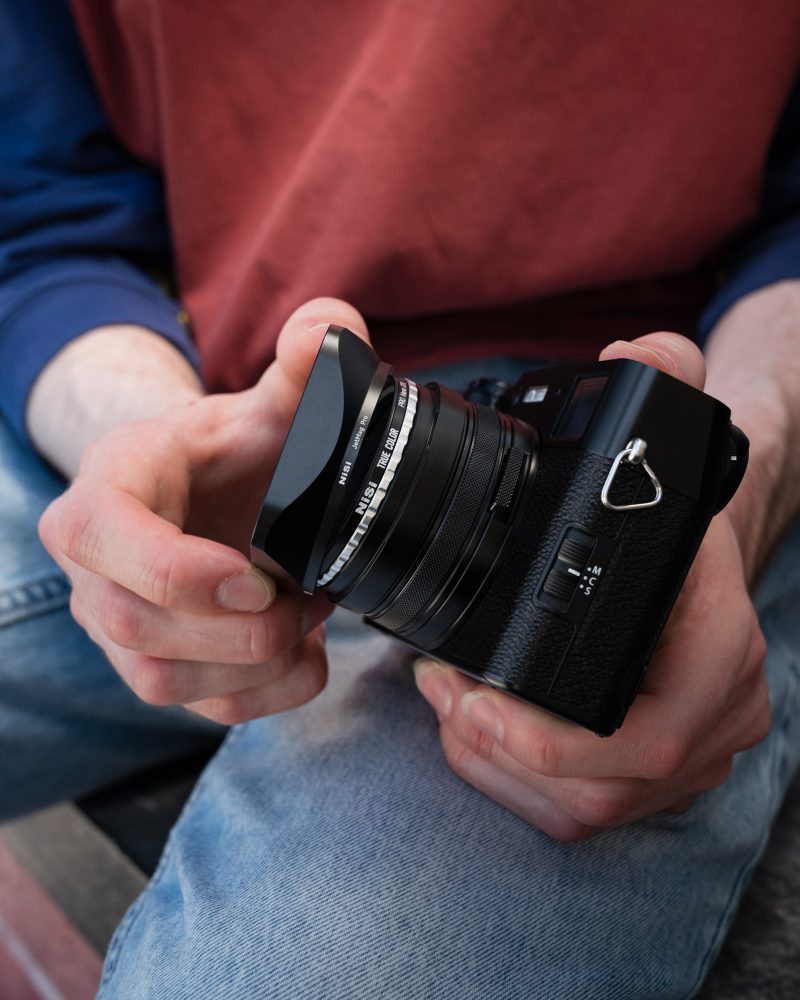 NiSi JetMag Pro Kit, Parasolar Magnetic, Filtru UV NC 49mm, Capac Magnetic, Pentru Fujifilm X100 Series, Argintiu