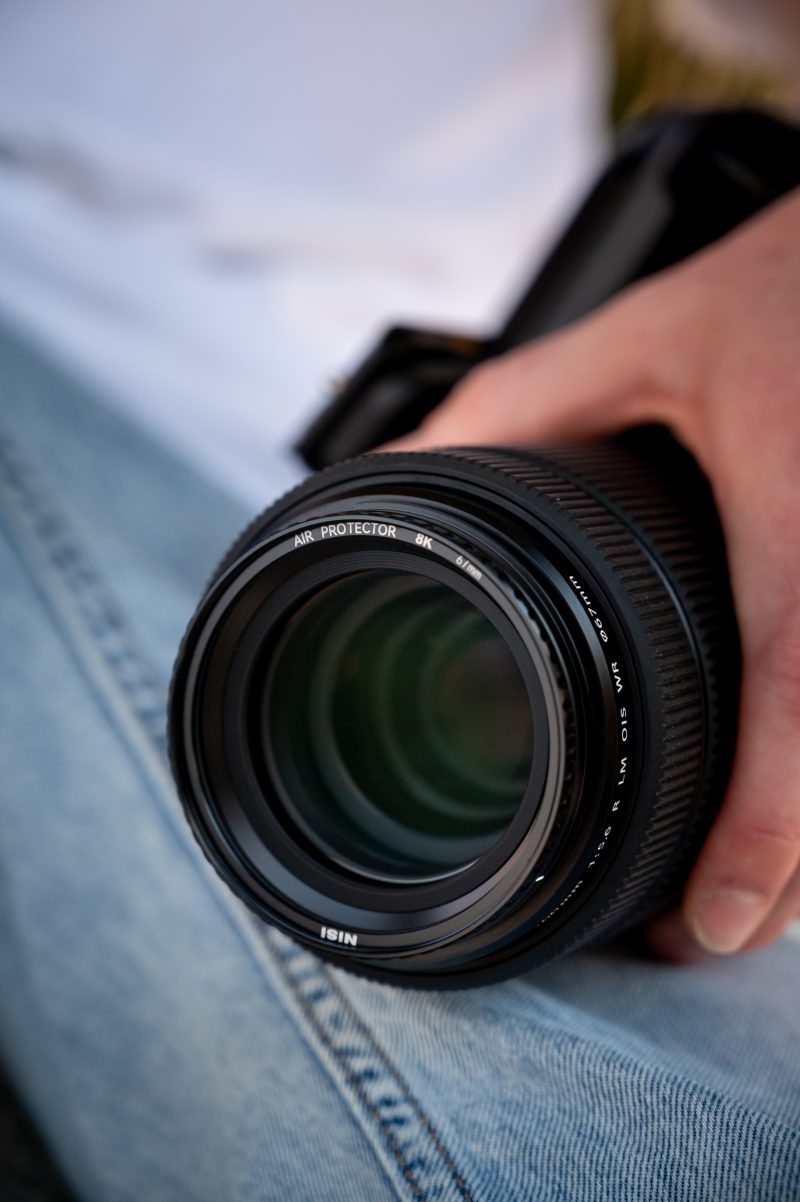 NiSi AIR Protector 40.5mm, Filtru de Protectie, Transmisie Lumina 99.8%, Nano Coating Dubla Fata, Rama Aluminiu Ultra-Subtire