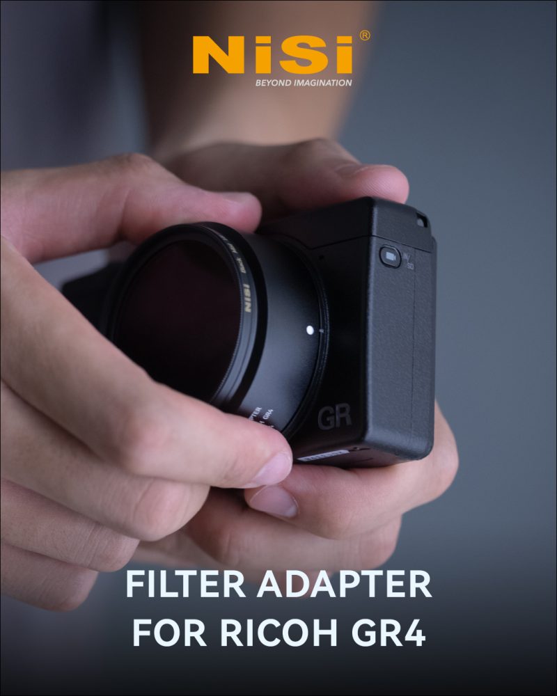 NiSi Capac Obiectiv pentru Ricoh GR IV, Compatibil Inele NiSi si Standard, Compatibil Adaptor Filtru 49mm