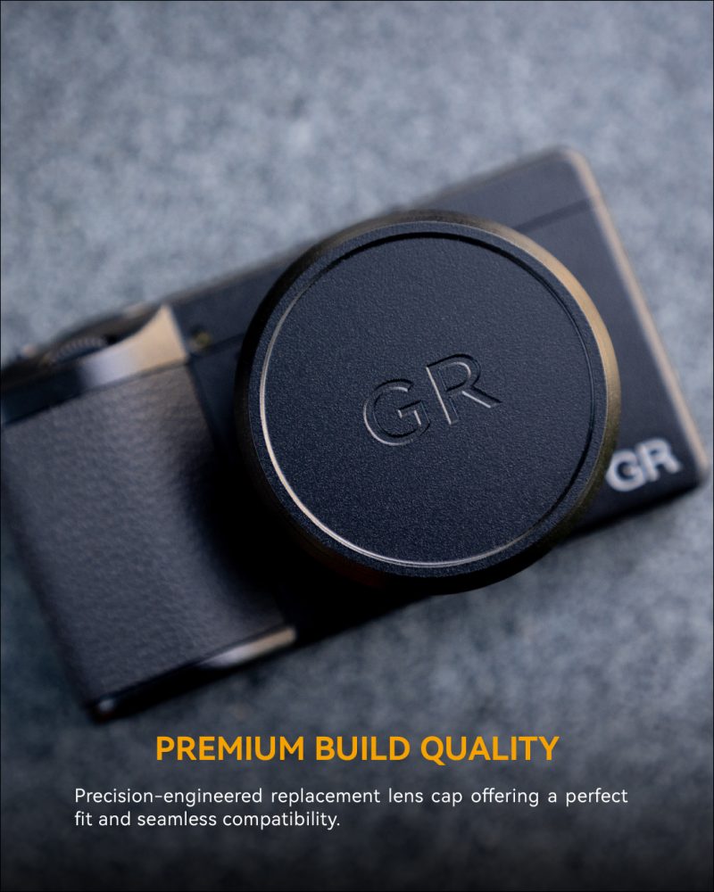 NiSi Ring+Cap Kit pentru Ricoh GR IV, Set Inele Schimbabile, Capac Obiectiv, Compatibil Filtre, Aliaj Aluminiu