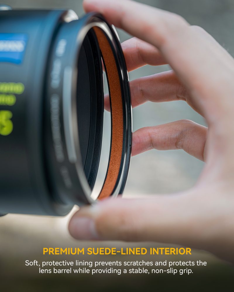 NiSi JetMag Pro 95 Adaptor pentru Obiective Cinematografice, Prindere prin Clema, Diametru 95mm, Interior din Piele de