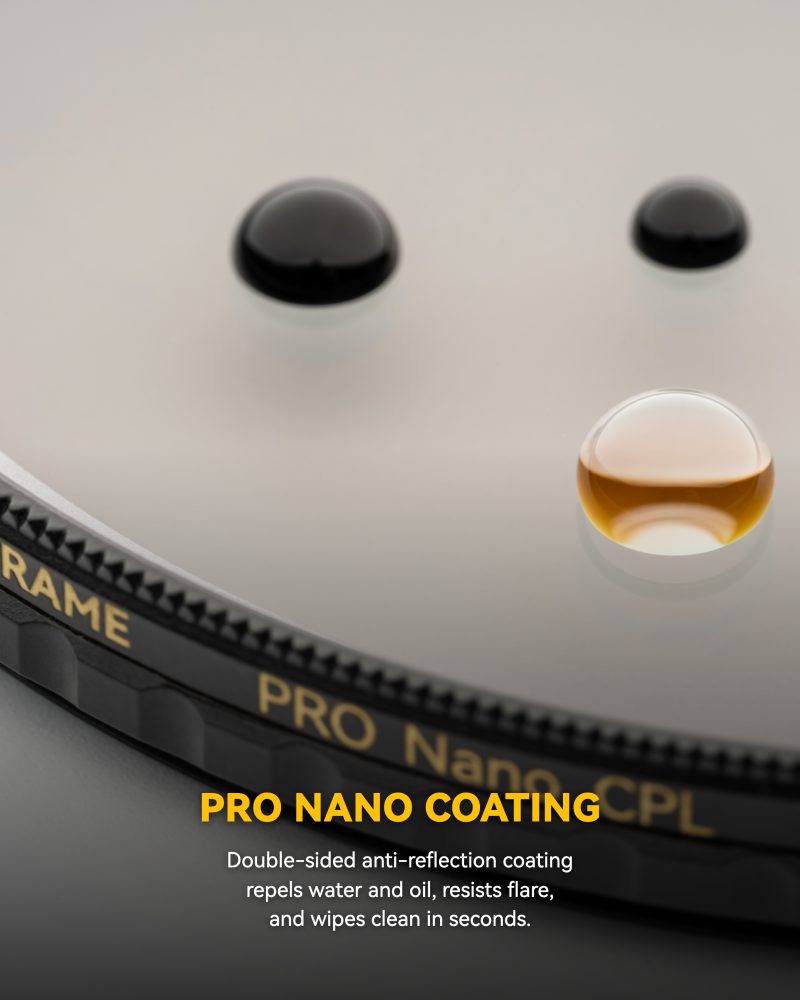 NiSi Filtru Polarizator Circular True Color CPL Pro Nano, Rama din Alama, 55mm, Pro Nano Multi-Coating