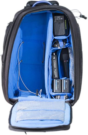Orca OR-26 Rucsac Foto-Video cu Troler Incorporat, Cadre Aluminiu, Sistem Divizoare Interne, Protectie 360 Grade