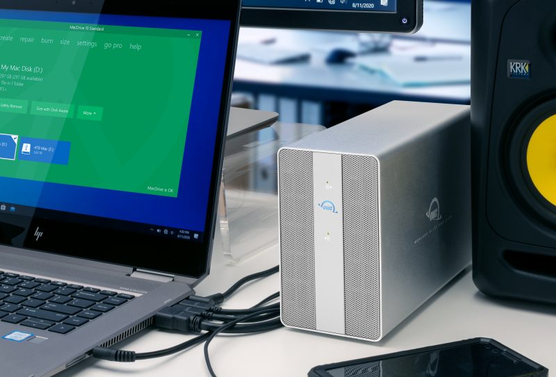 OWC Mercury Elite Pro Dual, Carcasa Dual Bay HDD/SSD, Hub USB 3 Porturi, 0GB Fara Discuri Incluse