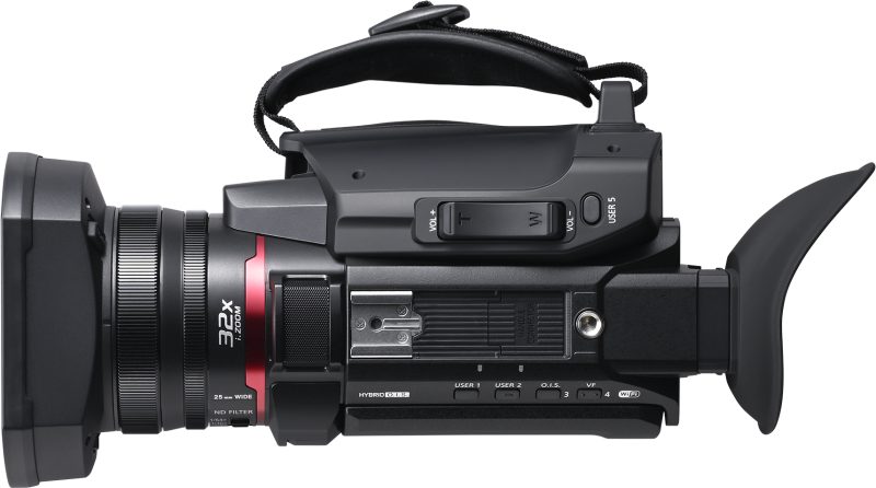 Panasonic HC-X1600E Camera Video 4K, Zoom Optic 24x, Senzor MOS 1/2.5 inch, HYBRID O.I.S. 5 Axe, Wi-Fi Incorporat