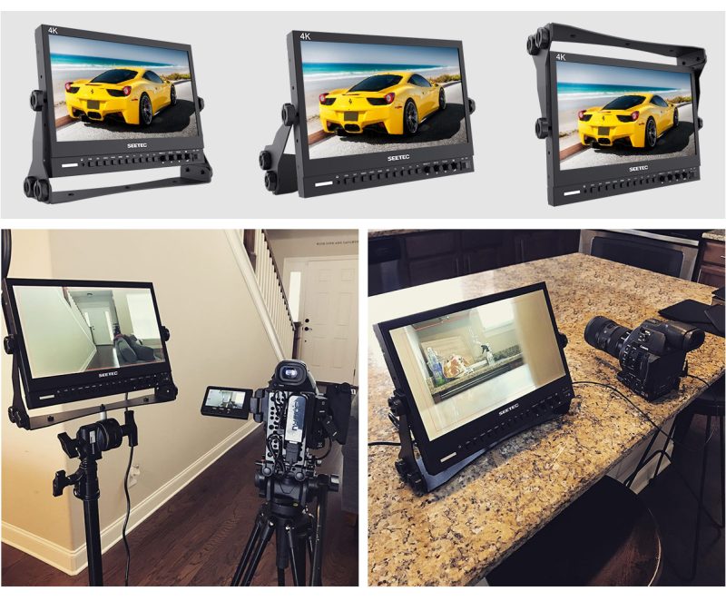 Seetec P133-9HSD-RM Monitor Broadcast 13.3 inch, Panou IPS Full HD, Intrare/Iesire HDMI 4K, SDI, Montare Rack