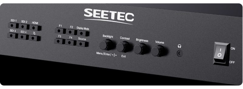 SEETEC ATEM215S Monitor de Difuzare Full HD, Ecran 21,5 inch 1920x1080, 4x 3G-SDI, 1x HDMI, RS485, GPI, Montare VESA