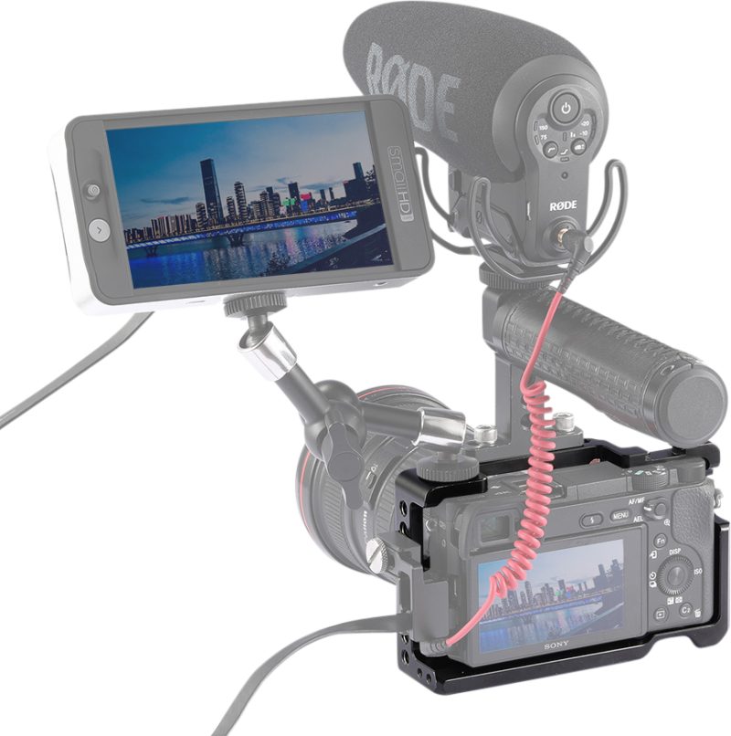 SmallRig 1661 Cage pentru Sony A6000/A6300/A6500, Aluminiu, Montare Accesorii, Acces la Comenzi
