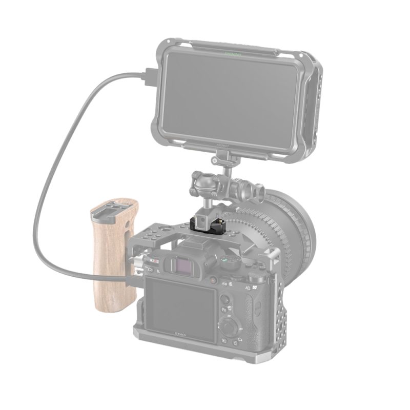 SmallRig 2501 Sina NATO 35mm, Cu Surub de Amplasare ARRI, Compatibila Accesorii NATO, Pini de Siguranta cu Arc
