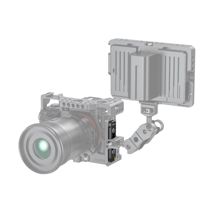 SmallRig 2483 Sina NATO Profil Redus 70mm, Compatibil Cleme, Manere, Suporturi Monitor, Grosime 6mm