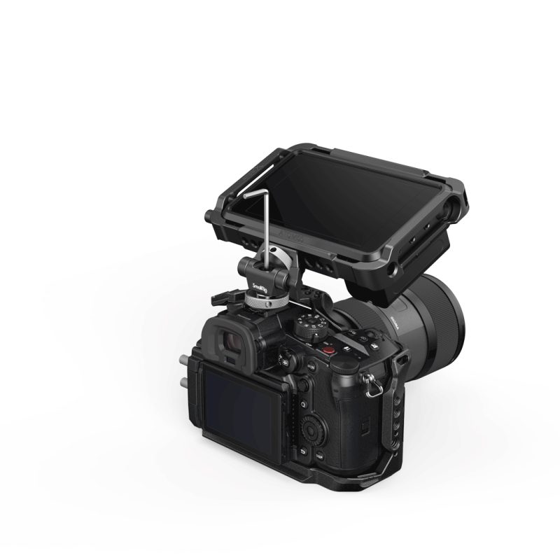 SmallRig 2905 Suport Monitor Ajustabil, Cu Rotire si Inclinare, Montare Cold Shoe