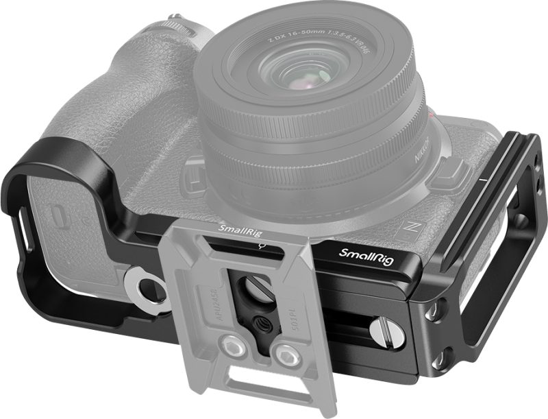 SmallRig 2947 L-Bracket, Pentru Nikon Z5/Z6/Z7, Z6II/Z7II, Compatibil Arca-Swiss, Placa Laterala Extensibila