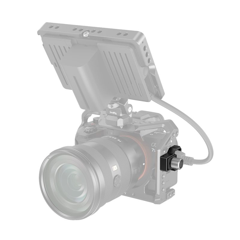 SmallRig 3000 Clema Cablu HDMI si USB-C, Pentru Sony A7S III, Aliaj Aluminiu, Compatibil Cage 2982