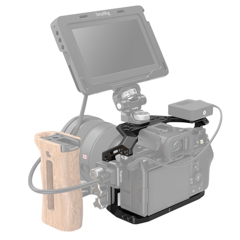 SmallRig 2999 Cage Camera pentru Sony A7S III, Aluminiu, Sina NATO, Suport ARRI, Suport Sabot Rece