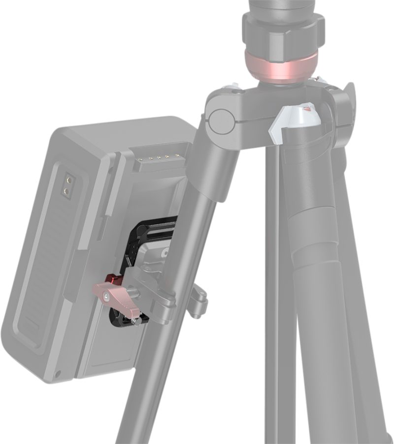 SmallRig 2987 Placa Baterii Mini V-Mount, Montura V-Mount, Greutate 63g, 2x Filet 1/4-20, 4x Filet M4