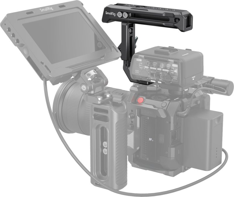 SmallRig 3082 Top Handle, Pentru Sony XLR K1M/K2M/K3M, Pentru Panasonic XLR1 Adapter