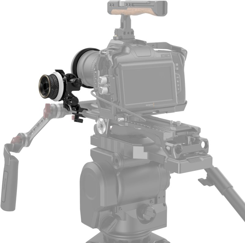 SmallRig 3010 Follow Focus Mini F40, Angrenaj Silicon, Tija 15mm, Clema cu Sina NATO, Structura Metalica