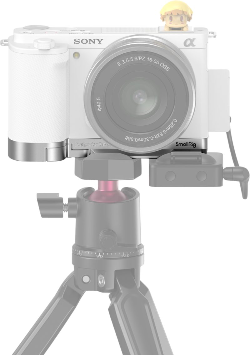 SmallRig 3524 Extension Grip pentru Sony ZV-E10, Culoare Argintiu