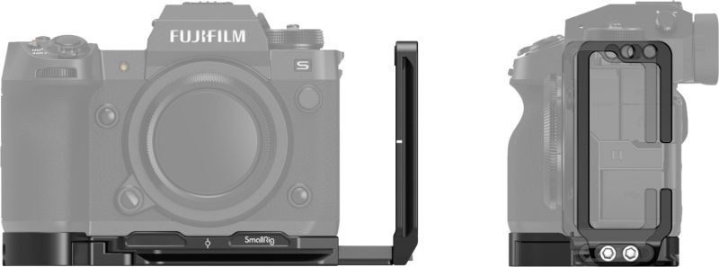 SmallRig 3928 L-Bracket pentru Fujifilm X-H2S, Placa Arca-Swiss, Suport Baterie, Montare Trepied