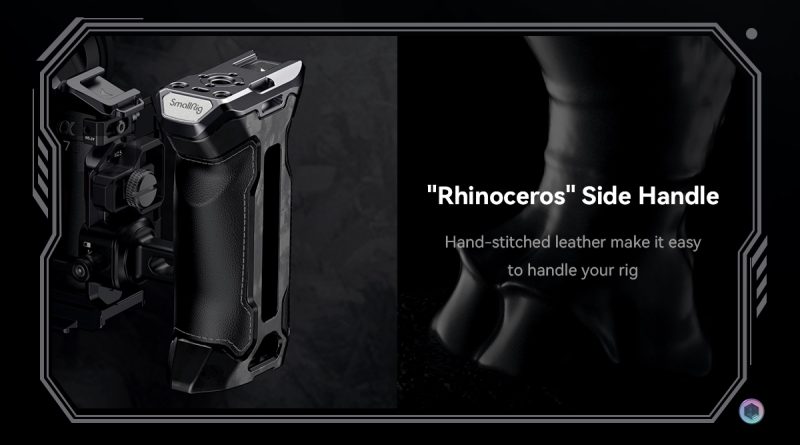 SmallRig 3710 Rhinoceros Advanced Cage Kit, Sony A7R V/A7 IV/A7S III, Fibra de Carbon, Maner Superior, Placa Arca-Swiss