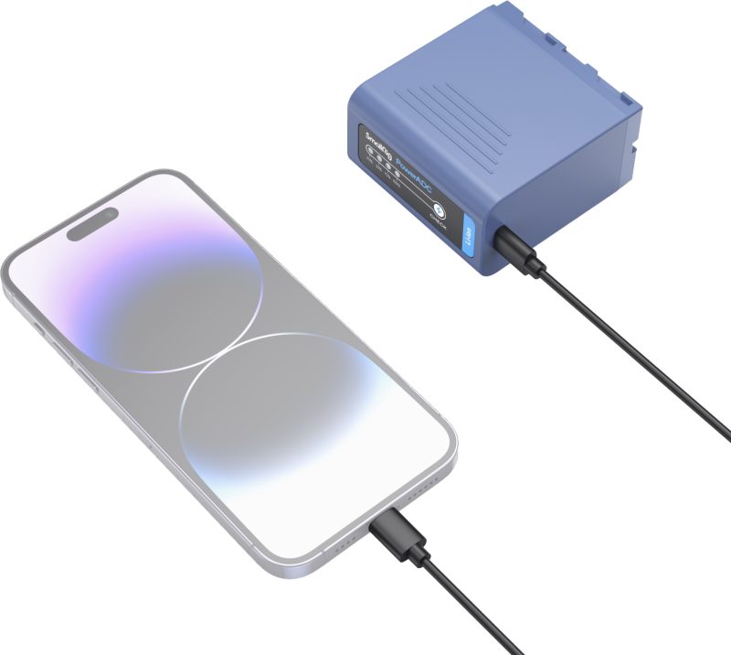 SmallRig 4267 Baterie Camera NP-F970, Reincarcabila USB-C, 10500mAh, Protocol PD 3.0, Iesire USB-A