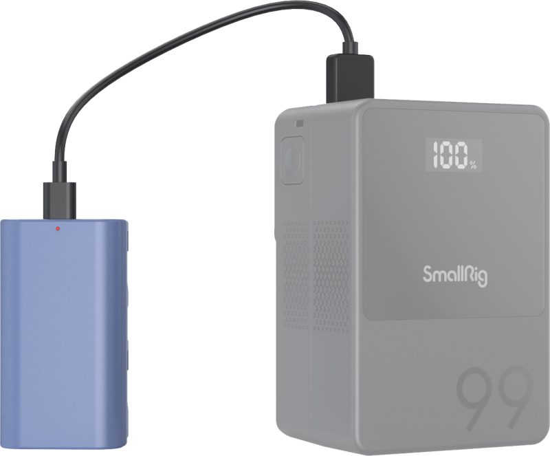 SmallRig 4331 Baterie Camera USB-C Reincarcabila NP-F550, Capacitate 3500mAh, Tensiune 7.27V, Curent Iesire 10A, Indicator LED